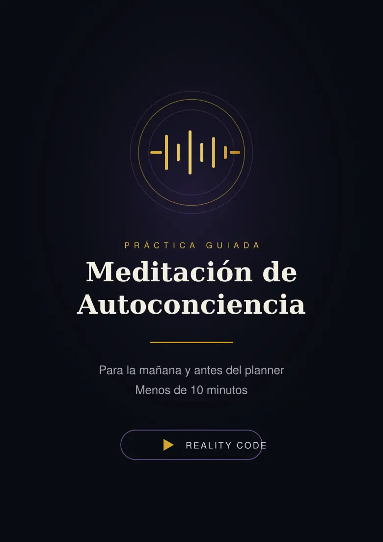 Meditación de Autoconciencia de Reality Code